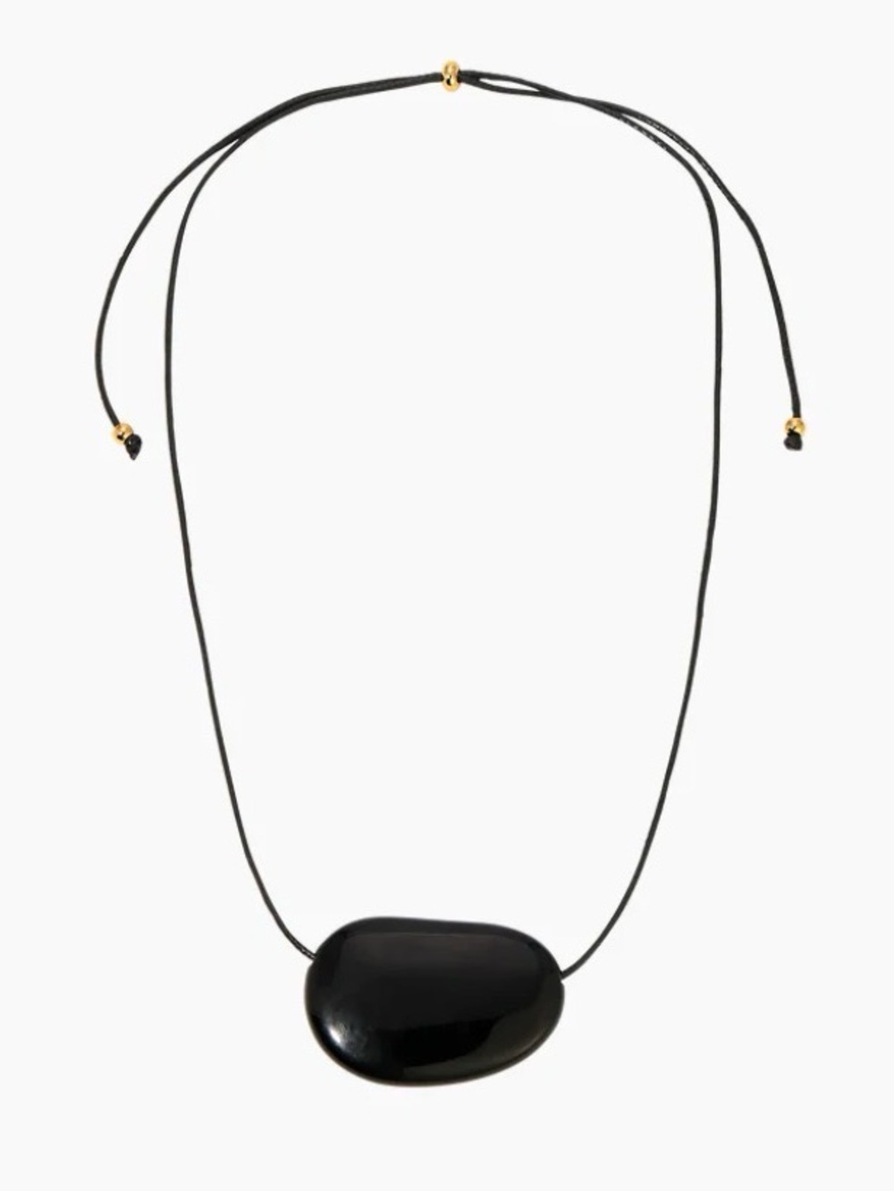 Julia Black Stone Necklace